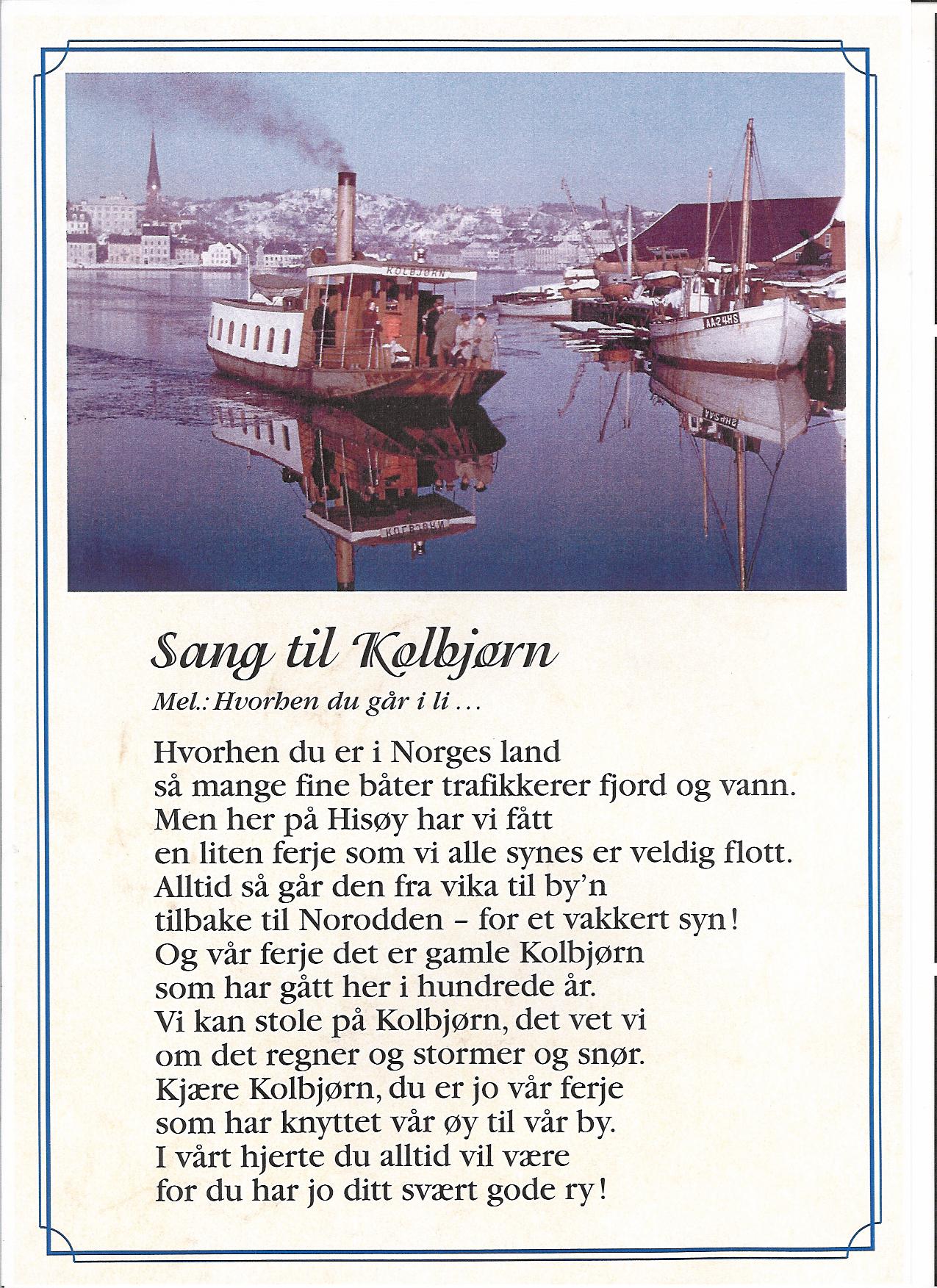 Sang til Kolbjørn